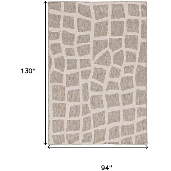 Gray And Ivory Cobblestone Area Rug Photo 3