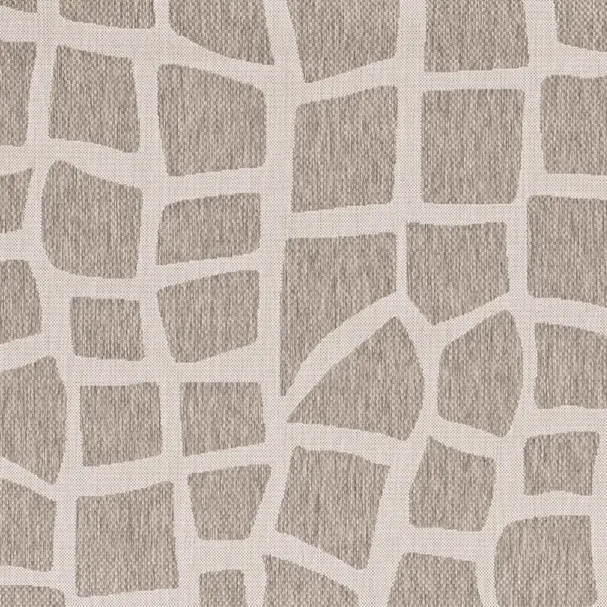 Gray And Ivory Cobblestone Area Rug Photo 4