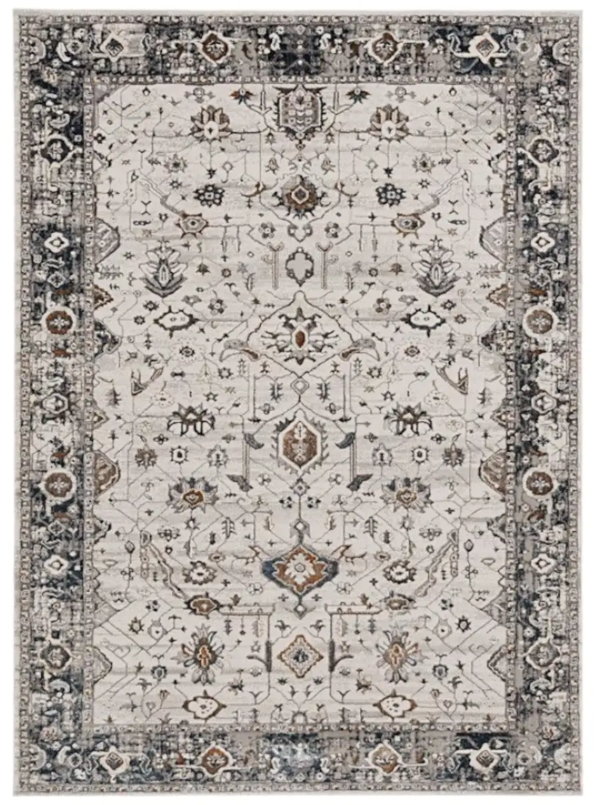 Gray and Ivory Area Rug Photo 2