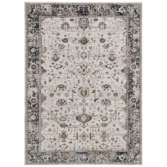 Gray and Ivory Area Rug Photo 2