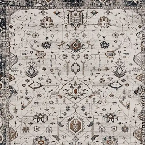 Gray and Ivory Area Rug Photo 6