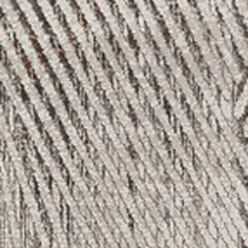 Gray And Ivory Geometric Area Rug Photo 9