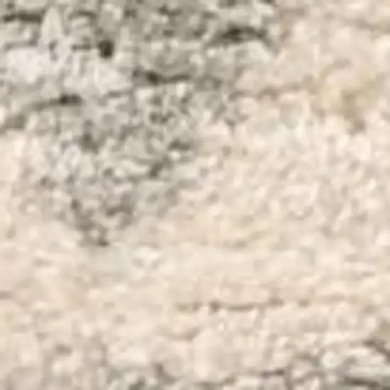 Ivory And Gray Geometric Distressed Area Rug Photo 4