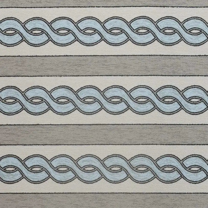 Ivory Or Spa Braid Design Uv Treated Area Rug Photo 4