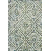 Photo of Ivory or Teal Tropical Parisian Indoor Area Rug