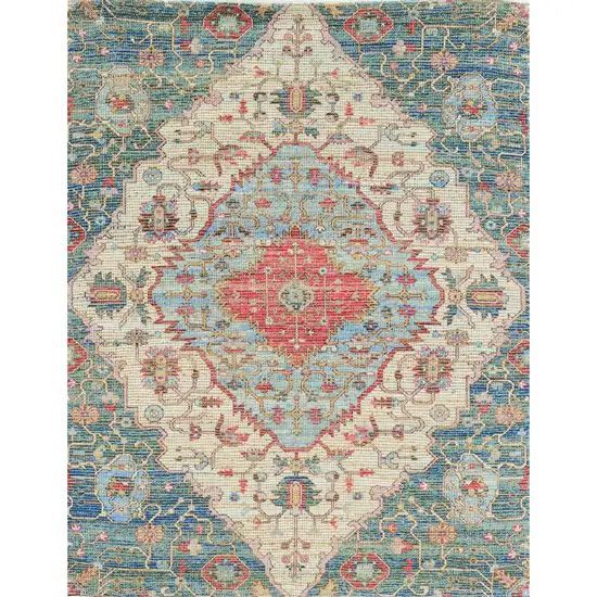 Jute Blue Or Red Area Rug Photo 2