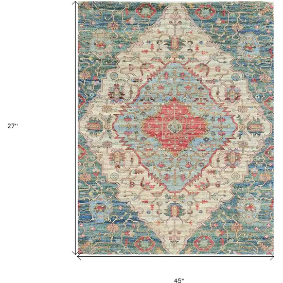 Jute Blue Or Red Area Rug Photo 3