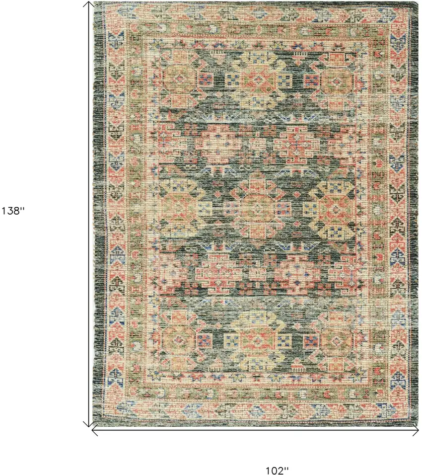 Jute Charcoal Area Rug Photo 3