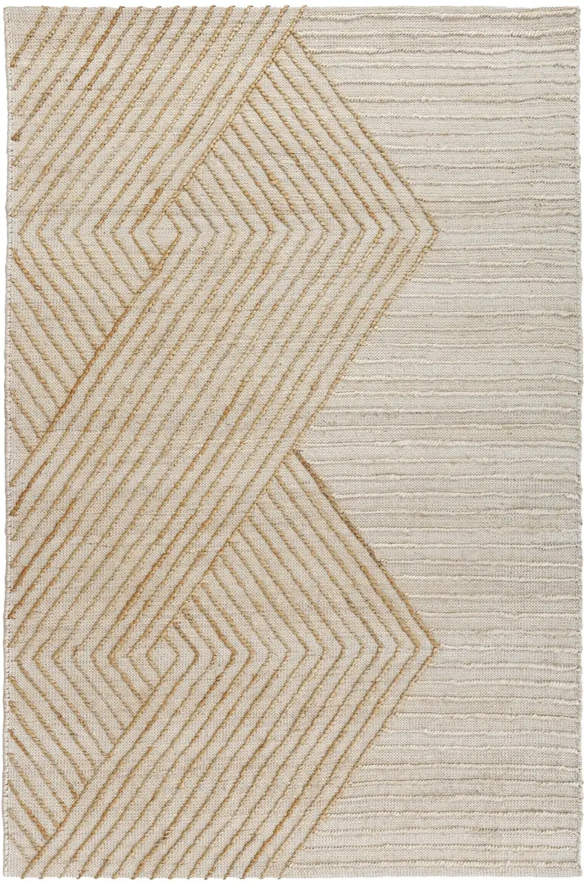 Jute Diamond Hand Woven Area Rug Photo 1