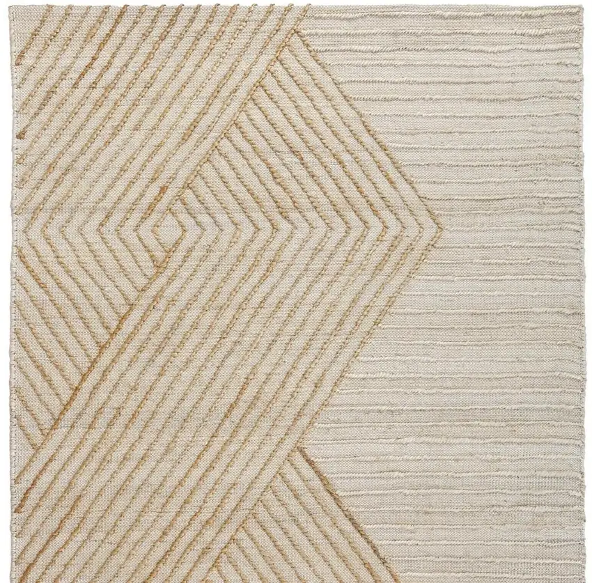 Jute Diamond Hand Woven Area Rug Photo 3