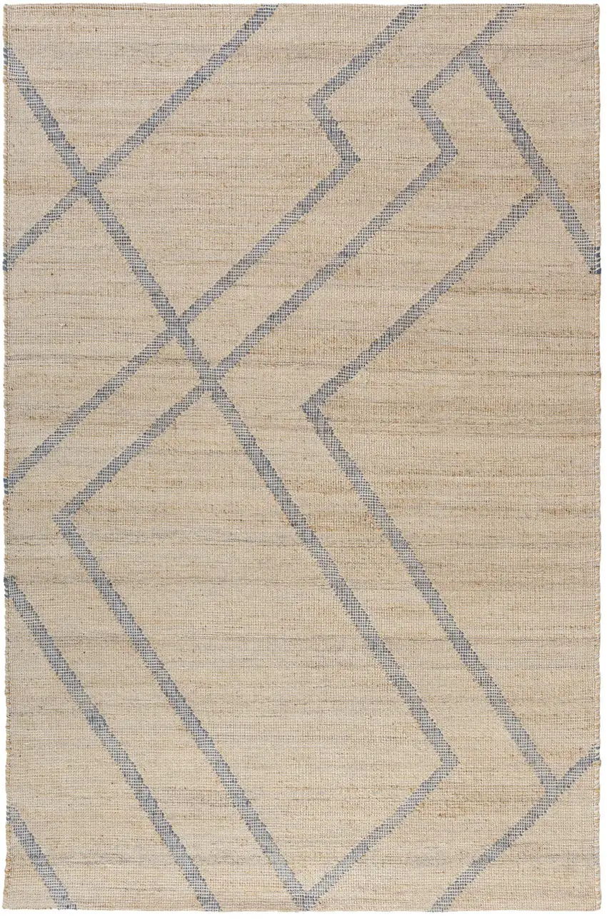 Jute Geometric Hand Woven Area Rug Photo 1