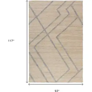 Photo of Jute Geometric Hand Woven Area Rug