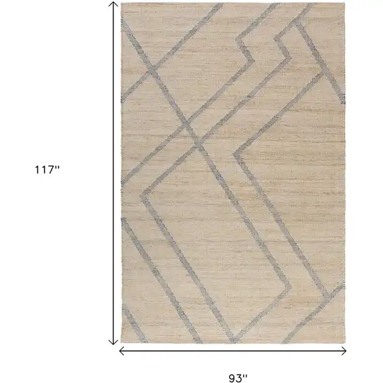 Jute Geometric Hand Woven Area Rug Photo 7