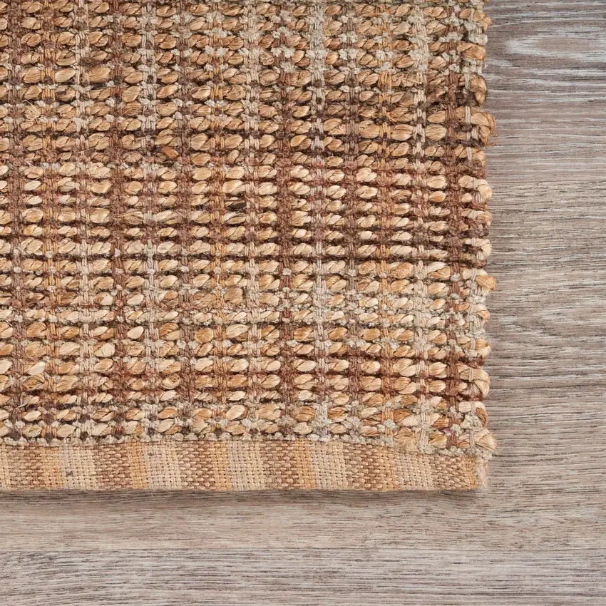 Jute Geometric Hand Woven Area Rug Photo 6