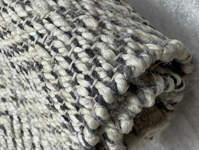 Jute Geometric Hand Woven Area Rug Photo 5