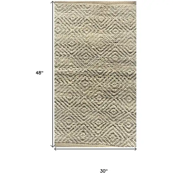 Jute Geometric Hand Woven Area Rug Photo 3