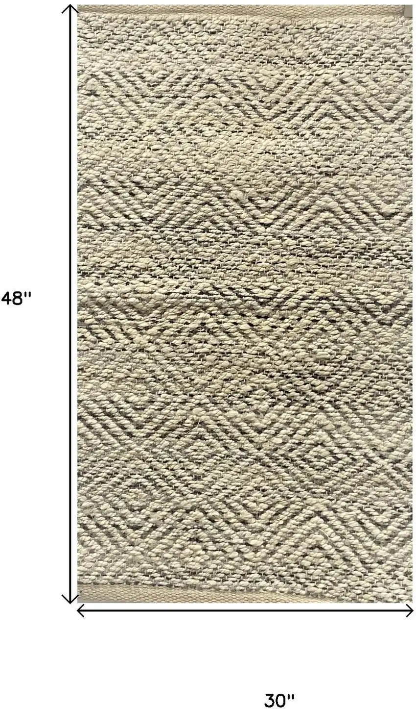 Jute Geometric Hand Woven Area Rug Photo 3