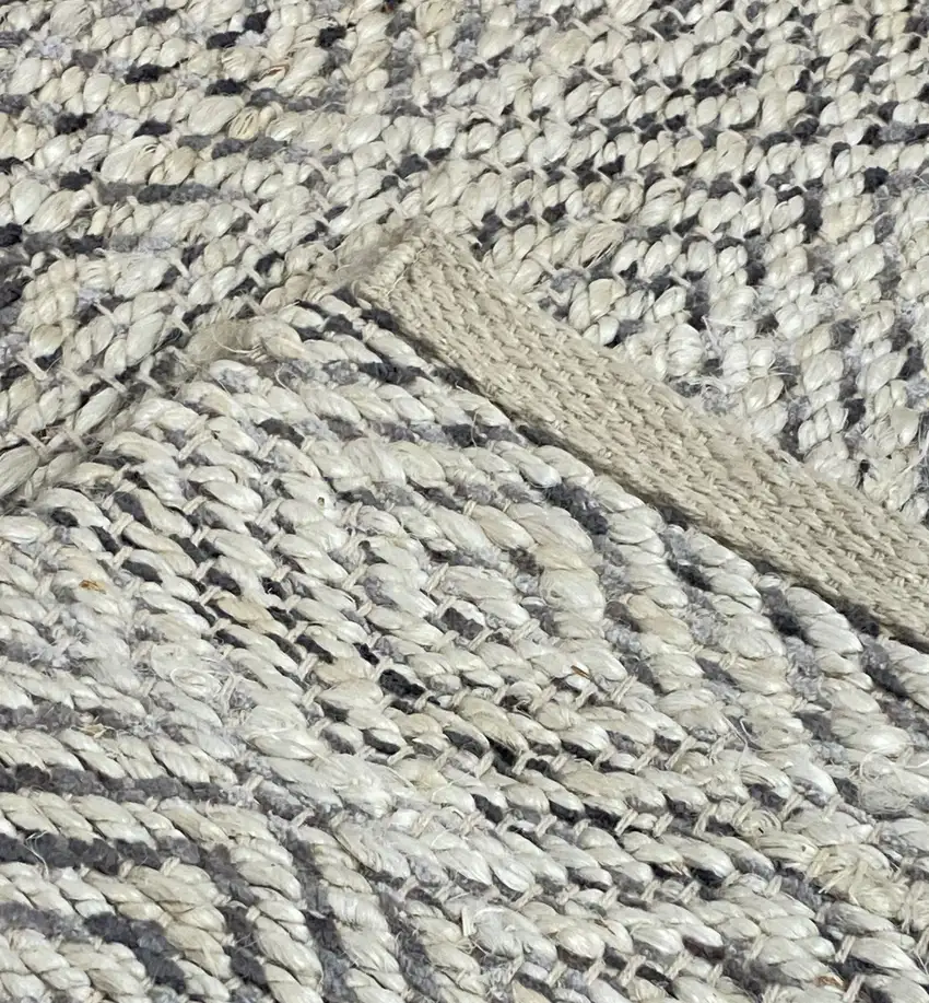 Jute Geometric Hand Woven Area Rug Photo 6