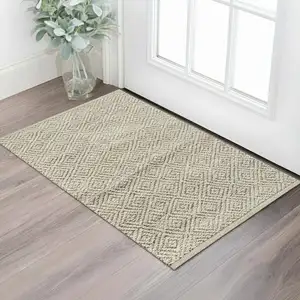 Photo of Jute Geometric Hand Woven Area Rug