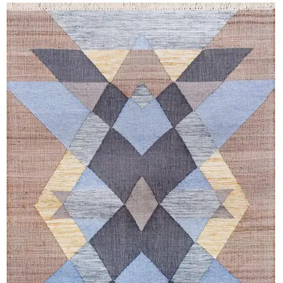 Jute Geometric Hand Woven Area Rug Photo 5