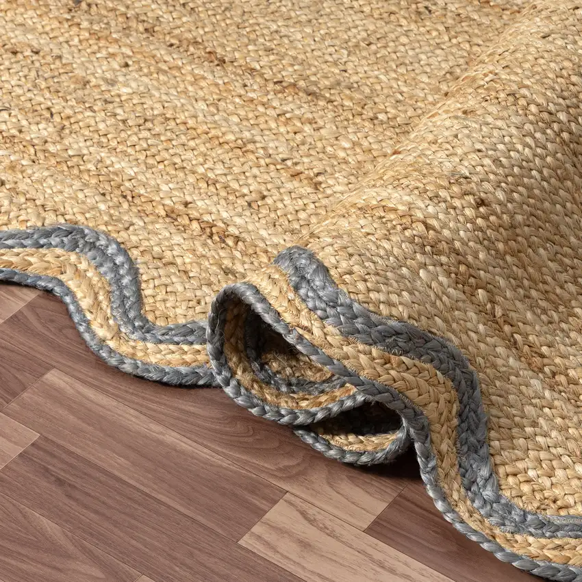 Jute Hand Braided Area Rug Photo 7