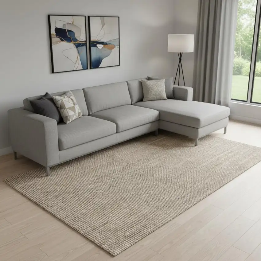 Jute Handmade Area Rug Photo 2