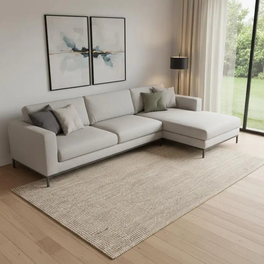 Jute Handmade Area Rug Photo 2