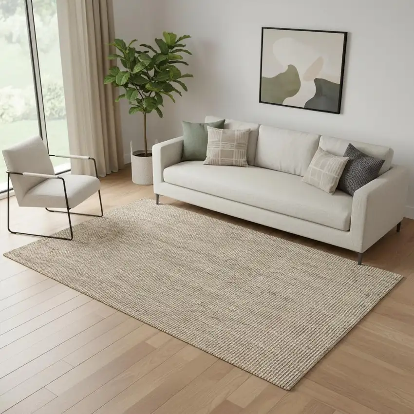 Jute Handmade Area Rug Photo 2