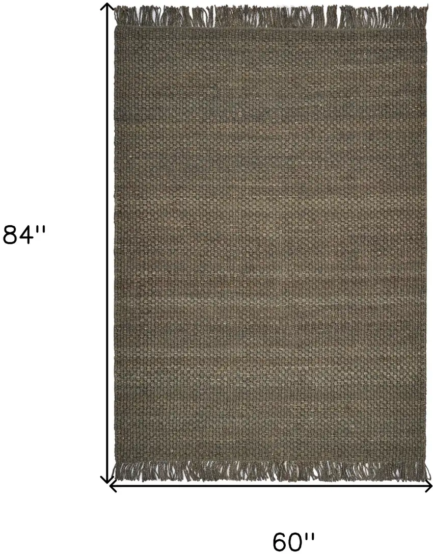 Jute Slate Area Rug Photo 3
