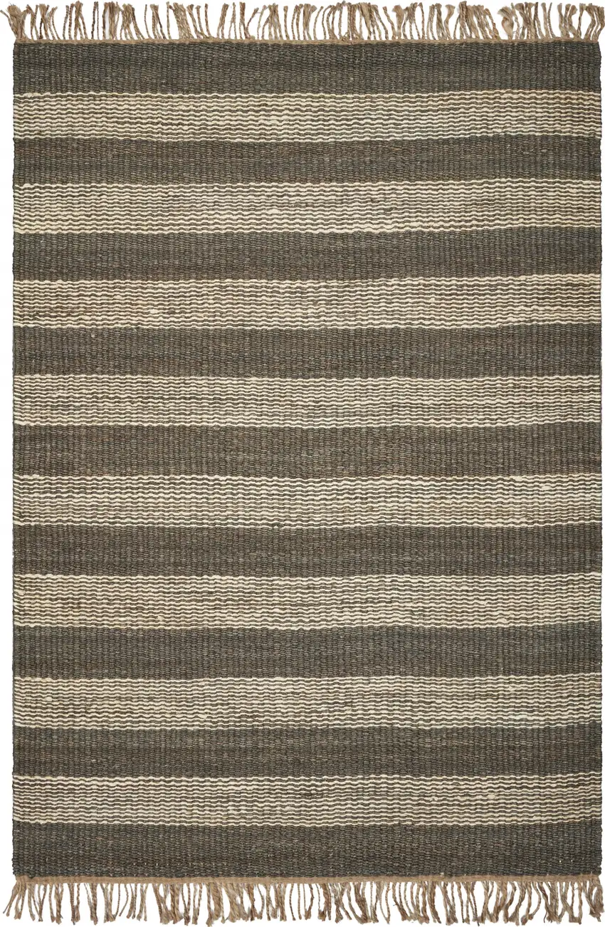 Jute Slate Ivory Area Rug Photo 1