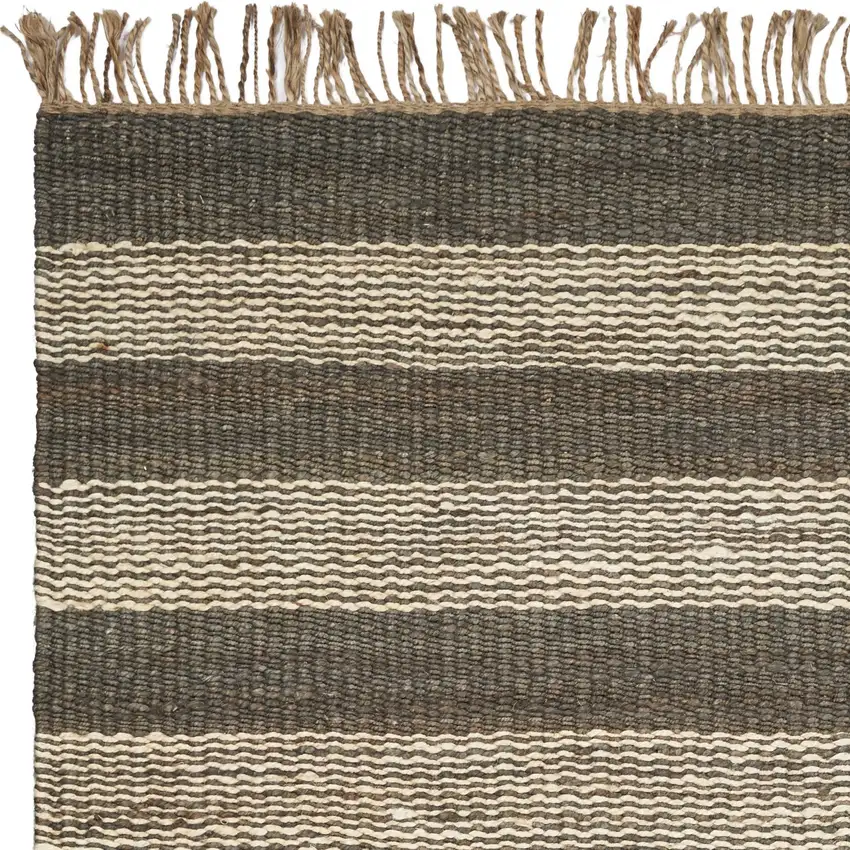Jute Slate Ivory Area Rug Photo 3