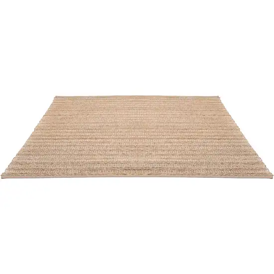 Jute Striped Hand Woven Area Rug Photo 1