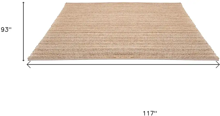 Jute Striped Hand Woven Area Rug Photo 8