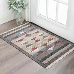 Photo of Jute Tribal Hand Woven Area Rug