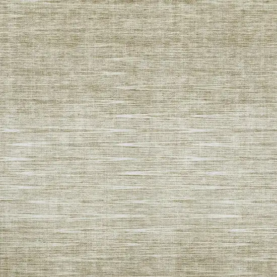 Khaki And Beige Abstract Washable Area Rug With UV Protection Photo 3