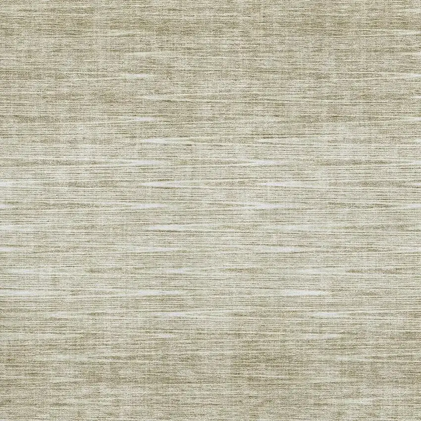 Khaki And Beige Abstract Washable Area Rug With UV Protection Photo 3