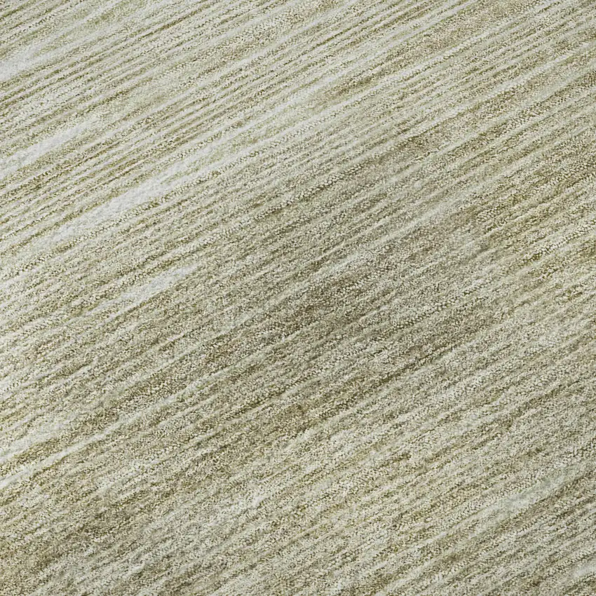 Khaki And Beige Abstract Washable Area Rug With UV Protection Photo 9