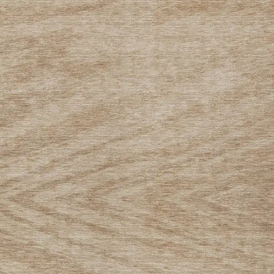 Khaki And Brown Abstract Washable Indoor Outdoor Area Rug Photo 6