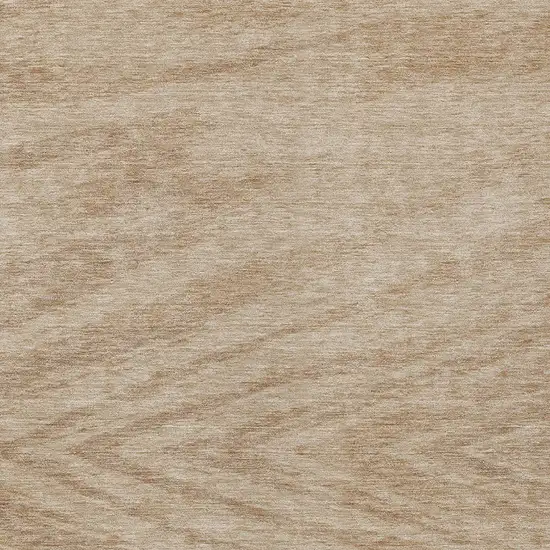 Khaki And Brown Abstract Washable Indoor Outdoor Area Rug Photo 6