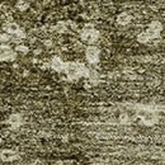 Khaki And Ivory Abstract Washable Indoor Outdoor Area Rug Photo 3