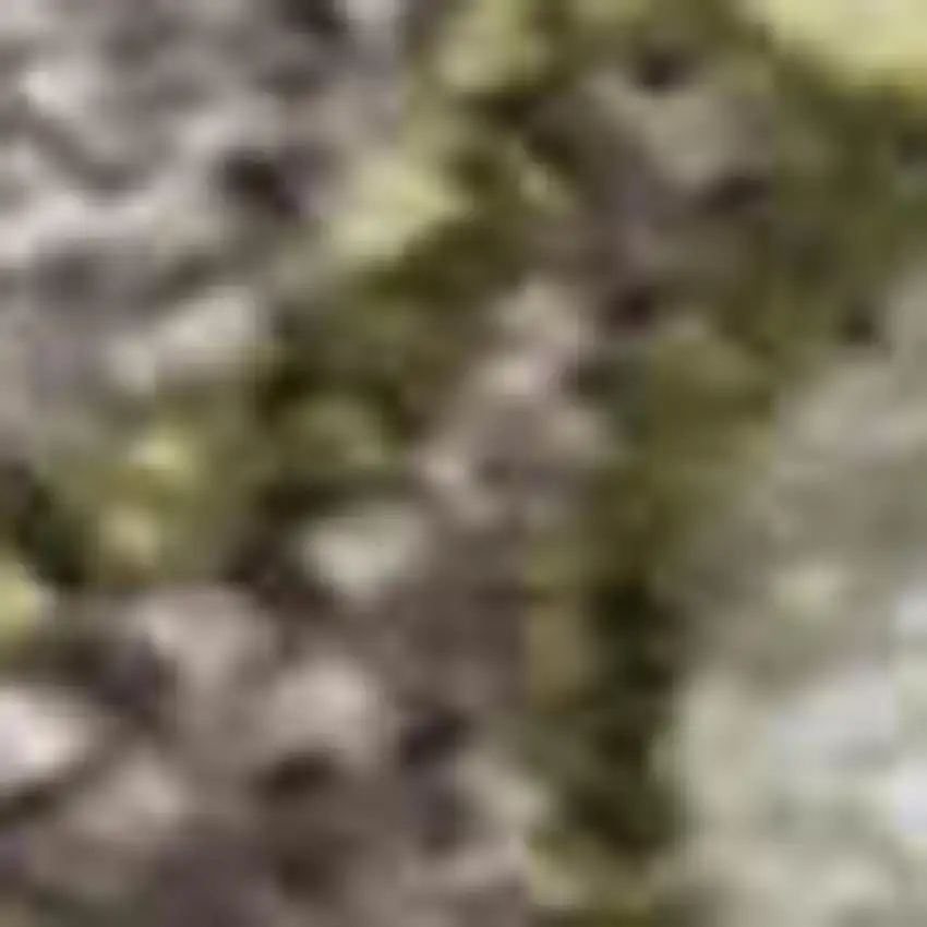 Khaki And Ivory Striped Washable Area Rug With UV Protection Photo 4