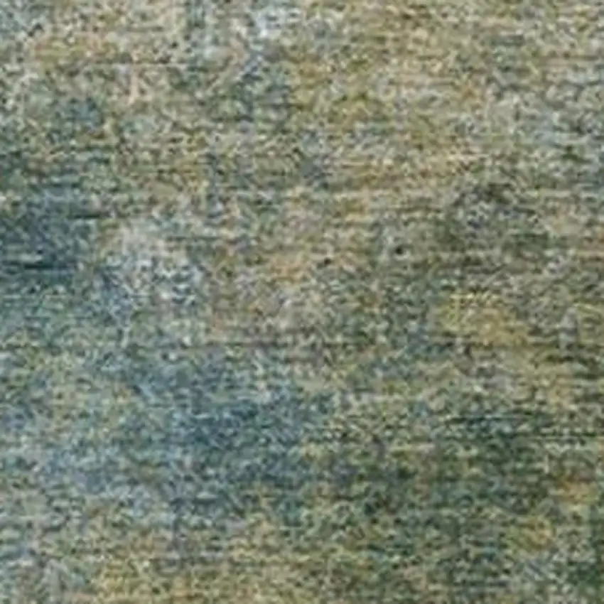 Khaki And Navy Blue Abstract Washable Indoor Outdoor Area Rug Photo 3