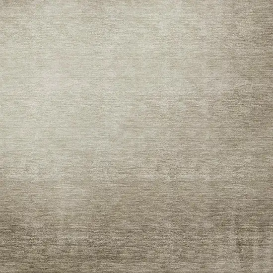 Khaki Brown And Beige Abstract Washable Indoor Outdoor Area Rug Photo 4