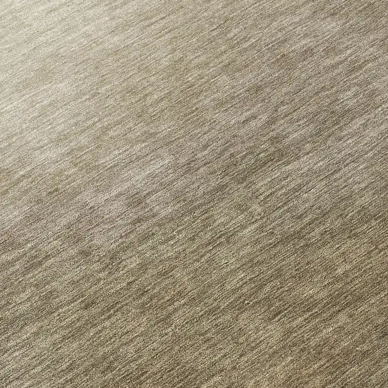 Khaki Brown And Beige Abstract Washable Indoor Outdoor Area Rug Photo 9