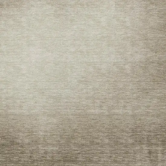 Khaki Brown And Beige Abstract Washable Indoor Outdoor Area Rug Photo 4