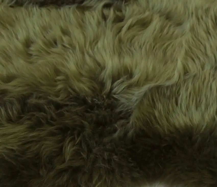 Khaki Green  New Zealand Natural Sheepskin Rug Photo 2