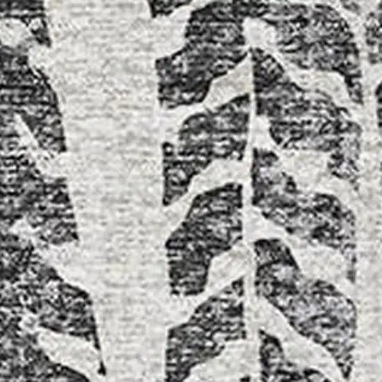 Khaki Ivory And Gray Striped Washable Area Rug With UV Protection Photo 5