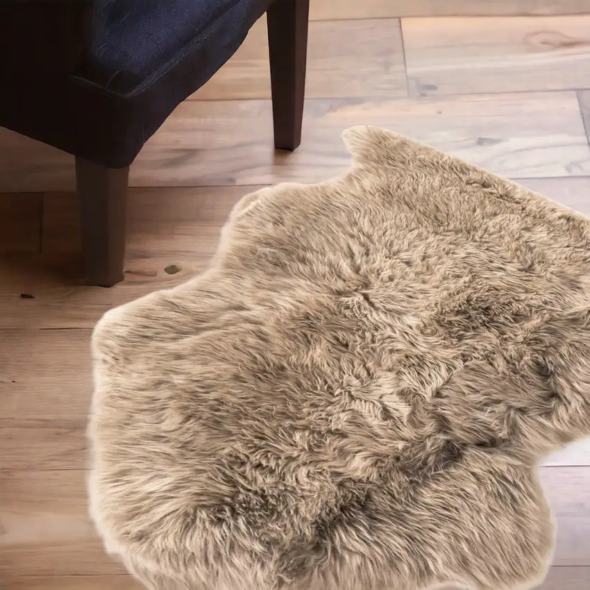 Latte New Zealand Natural Sheepskin Rug Photo 1