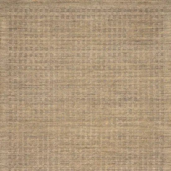 Latte Wool Area Rug Photo 9
