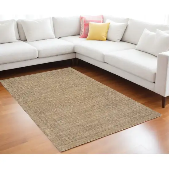 Latte Wool Area Rug Photo 1